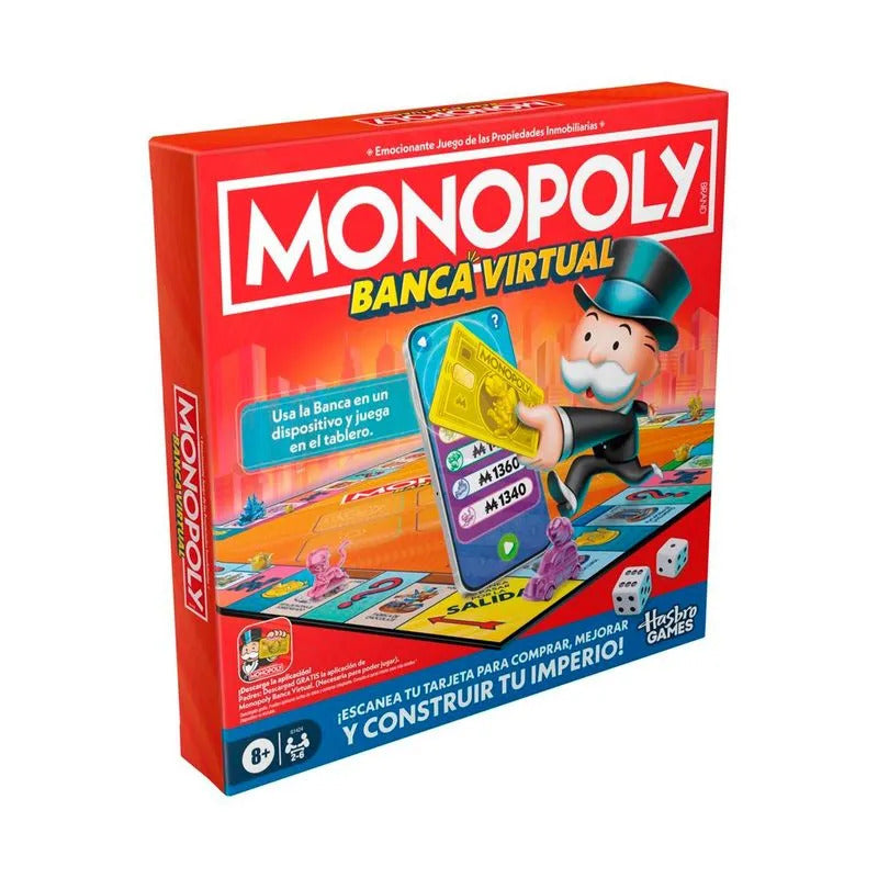 Juego de Mesa  Monopoly Banco Virtual Para Niños