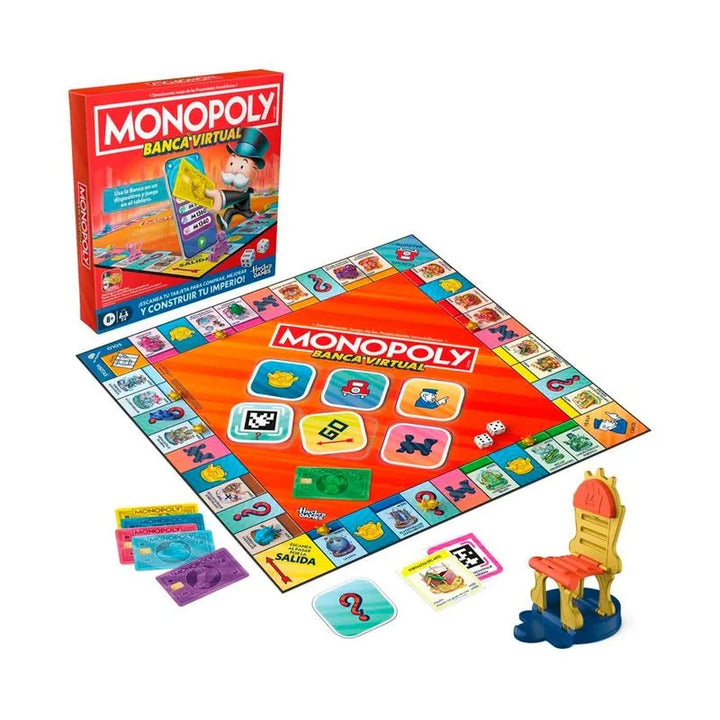 Juego de Mesa  Monopoly Banco Virtual Para Niños