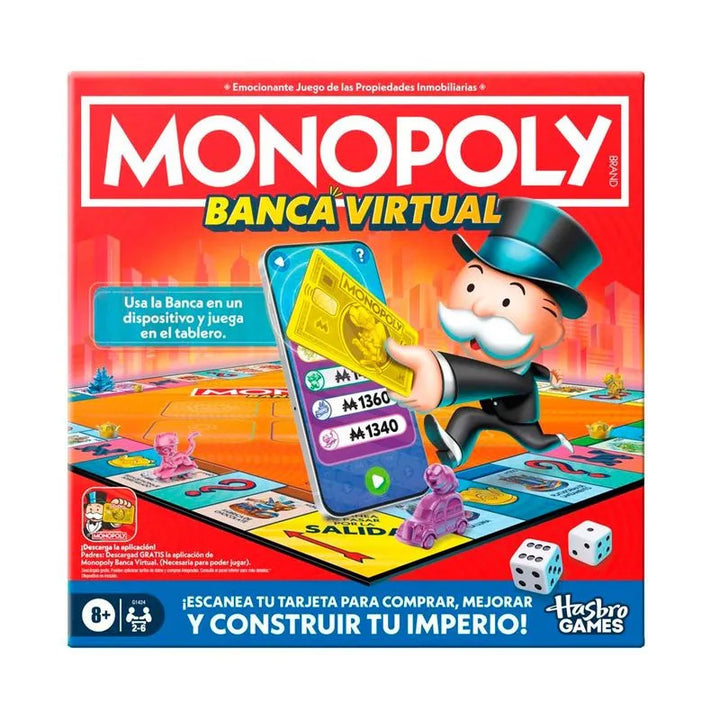 Juego de Mesa  Monopoly Banco Virtual Para Niños