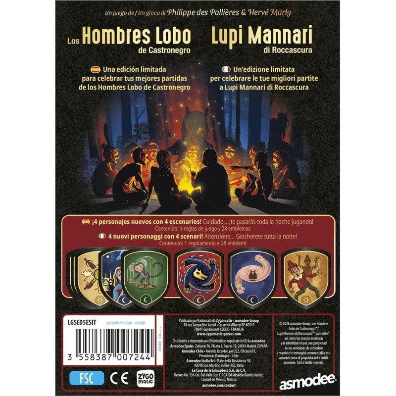 Juego de Mesa Hombres Lobo de Castronegro Edición Especial 25 Años