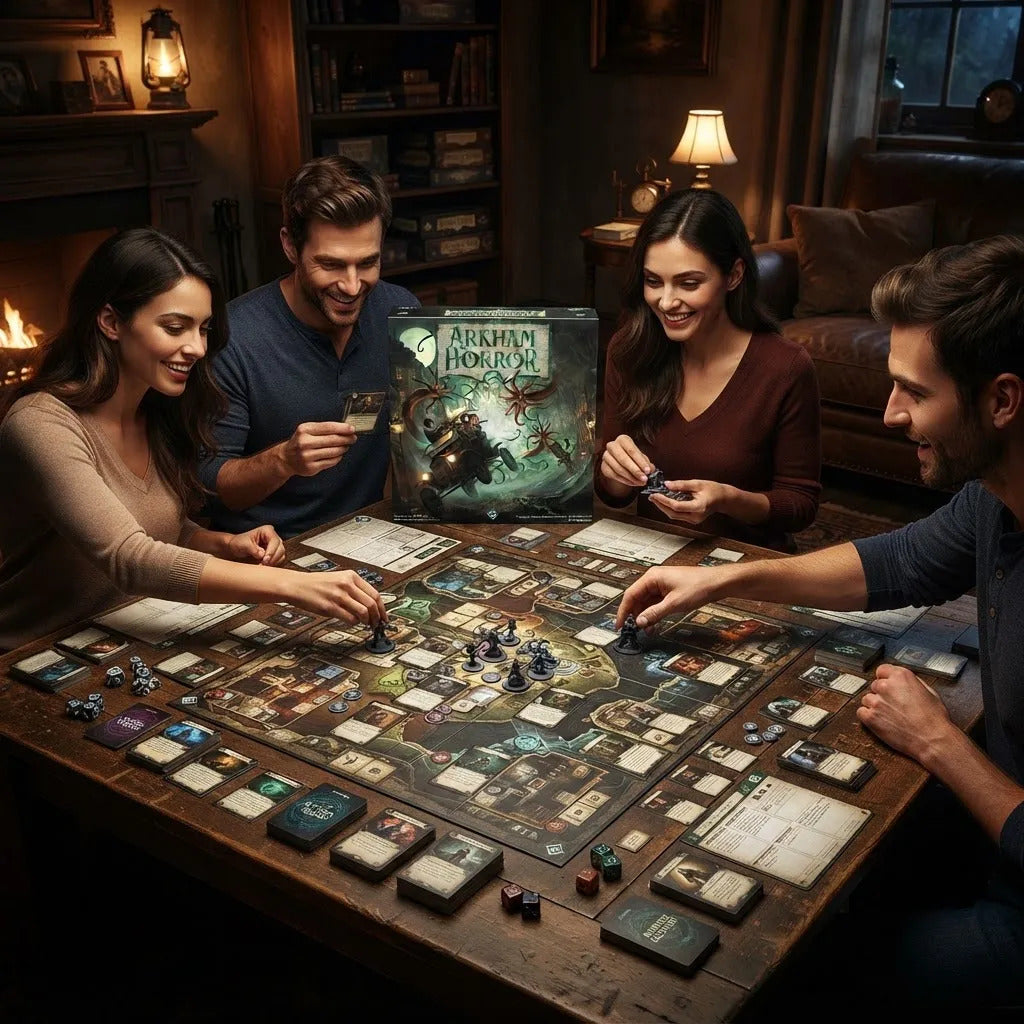 Juego de Mesa Cooperativo Arkham Horror 3 Edición Adultos
