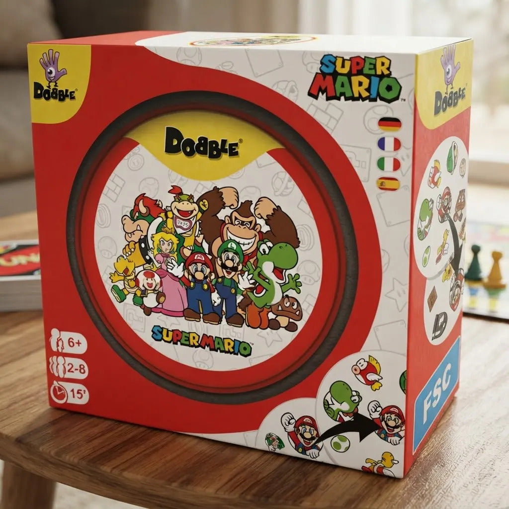 Juego de Mesa Dobble Super Mario Para Niños