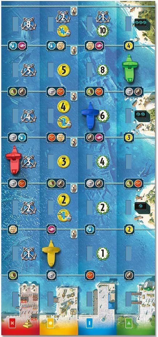 Juego de Mesa Estrategia 7 Wonders Armada Nueva Edición Adultos