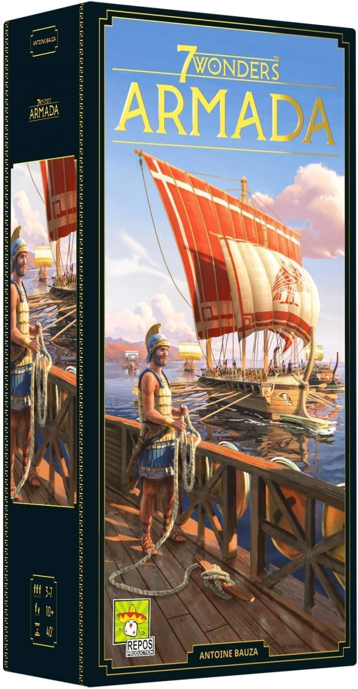 Juego de Mesa Estrategia 7 Wonders Armada Nueva Edición Adultos