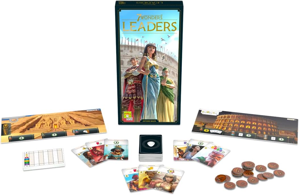 Juego de Mesa 7 Wonders Leaders Nueva Edición Para Adultos