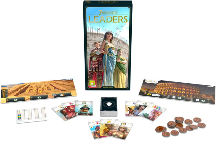 Juego de Mesa 7 Wonders Leaders Nueva Edición Para Adultos
