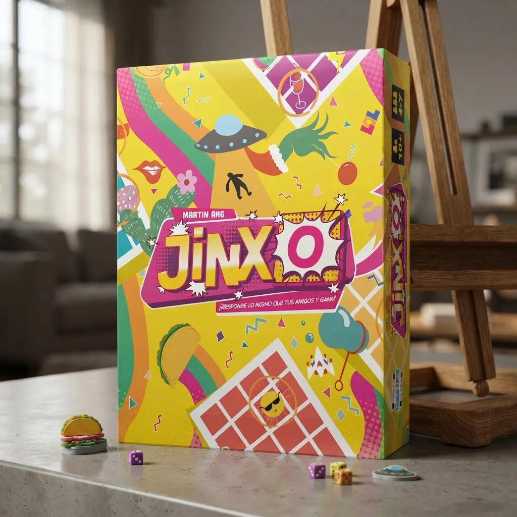 Juego de Mesa JinxO  Estrategia Para Niños Adultos