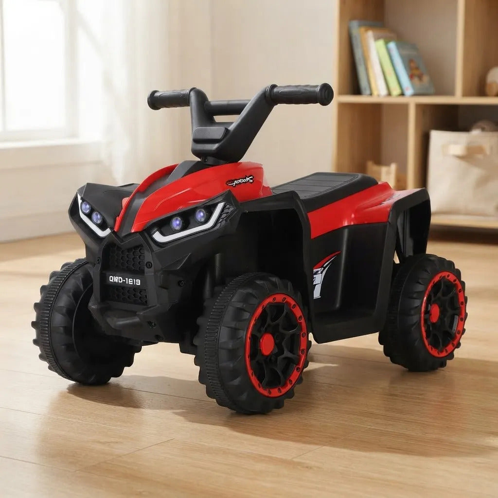 Cuatrimoto eléctrica Carro Montable Niños Rojo Control Remoto