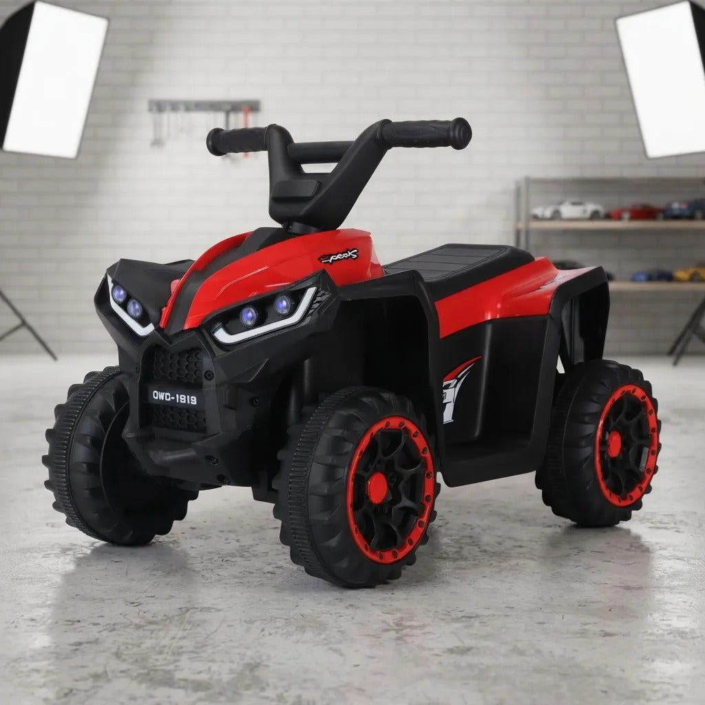 Cuatrimoto eléctrica Carro Montable Niños Rojo Control Remoto