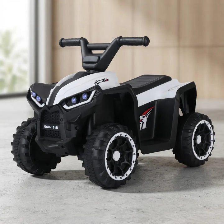 Cuatrimoto eléctrica Carro Montable Niños Blanco Control Remoto