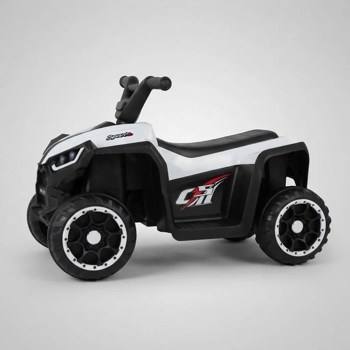 Cuatrimoto eléctrica Carro Montable Niños Blanco Control Remoto