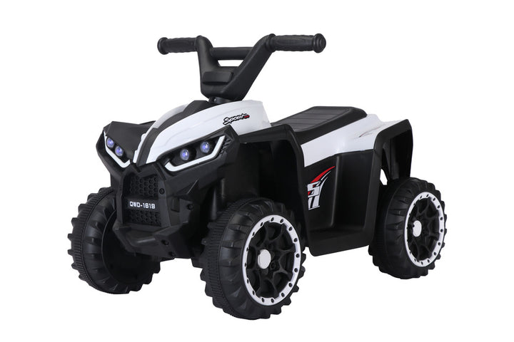 Cuatrimoto eléctrica Carro Montable Niños Blanco Control Remoto
