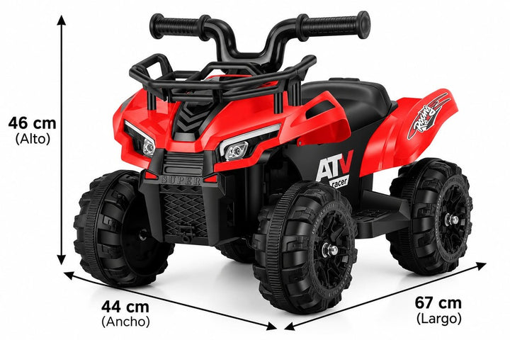 Moto Eléctrica Montable Sonidos Y Luces Rojo Niños