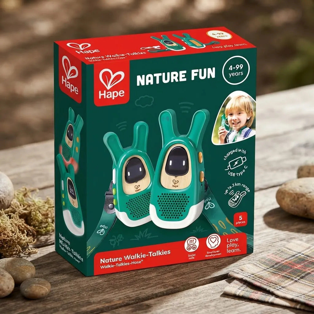 Juguete Walkie Talkies Hape Aventuras En El Campo Para Niños