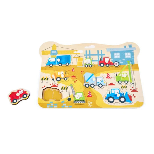 Juego Didáctico Para Encajar Construcción de Madera para Niños