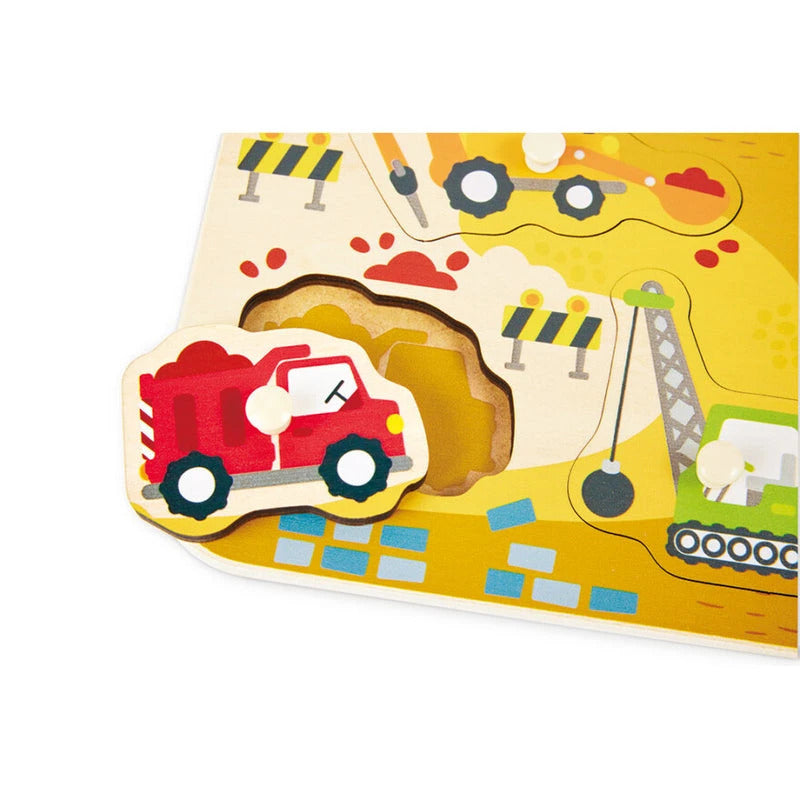 Juego Didáctico Para Encajar Construcción de Madera para Niños