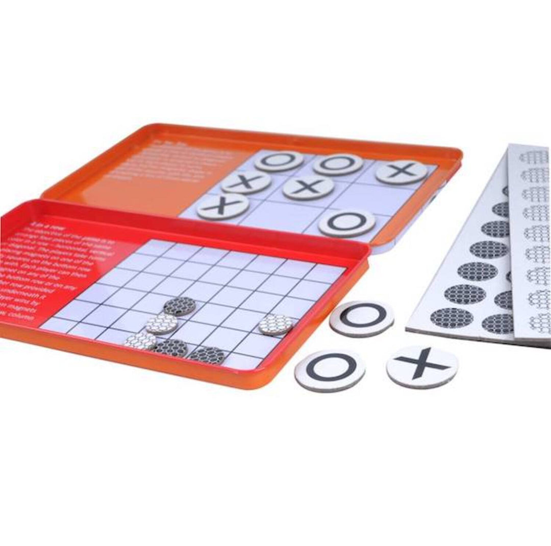 Juego Magnético de Viaje Tic Tac Toe y 4 en Línea Para Niños