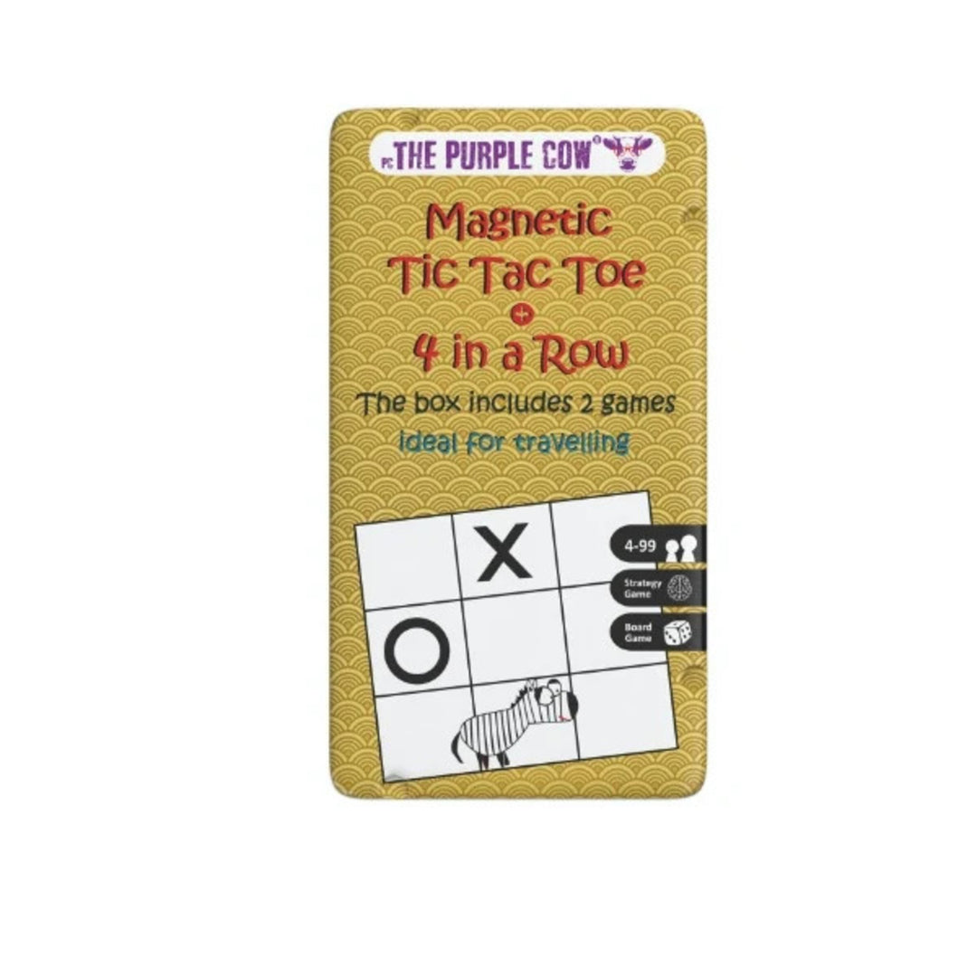 Juego Magnético de Viaje Tic Tac Toe y 4 en Línea Para Niños