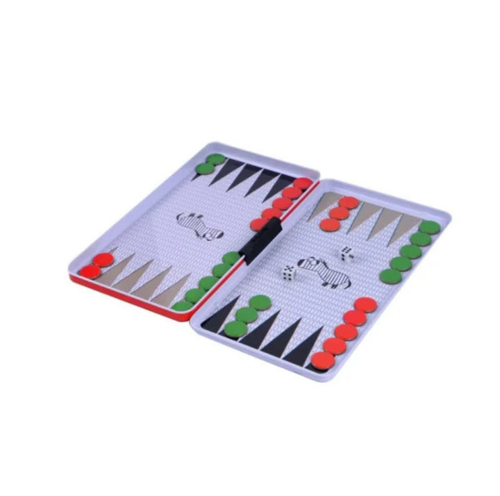 Juego de Mesa Magnético Backgammon Para Niños
