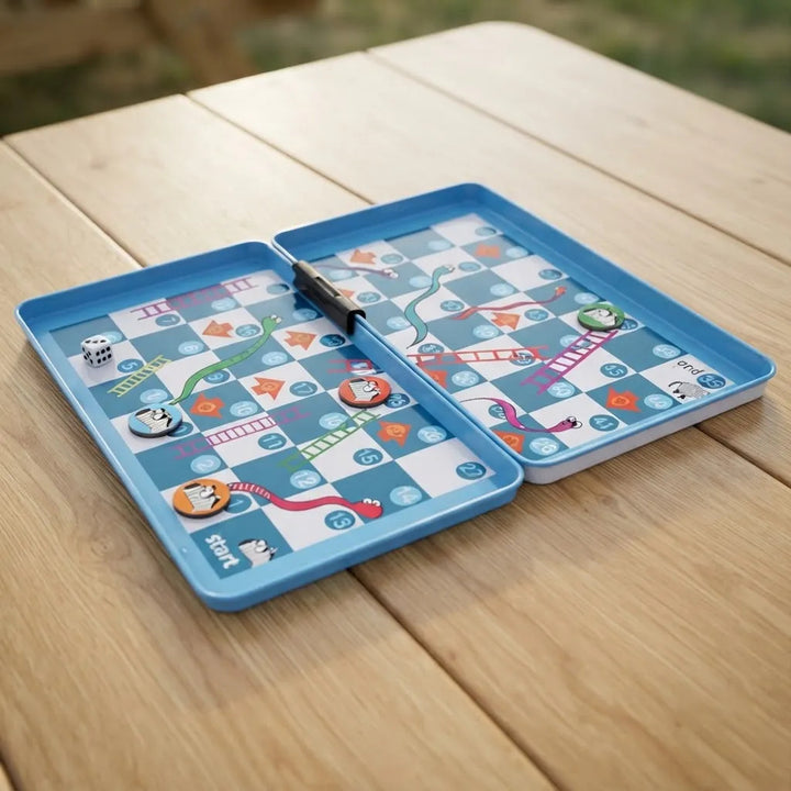 Juego de Mesa Magnético Serpiente Y Escalera Para Niños