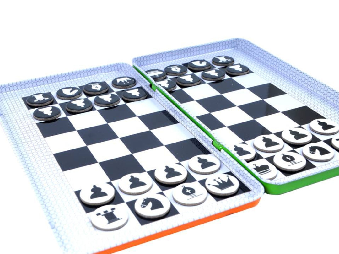 Juego de Mesa Ajedrez Magnético Portátil Para Niños