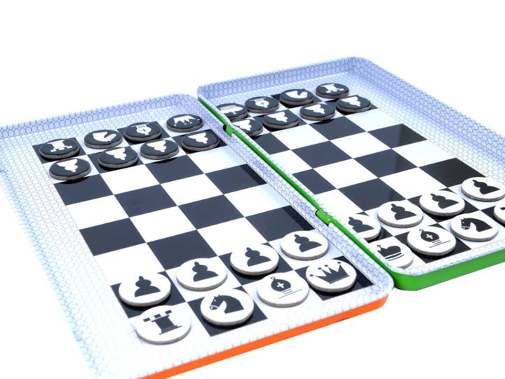 Juego de Mesa Ajedrez Magnético Portátil Para Niños