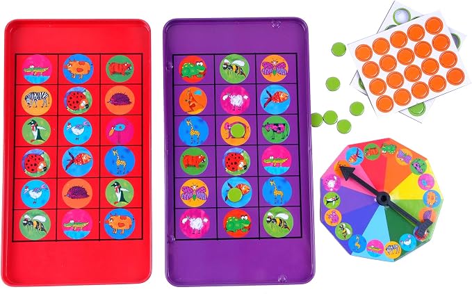 Juego Magnético Educativo Bingo Animal Viaje Para Niños