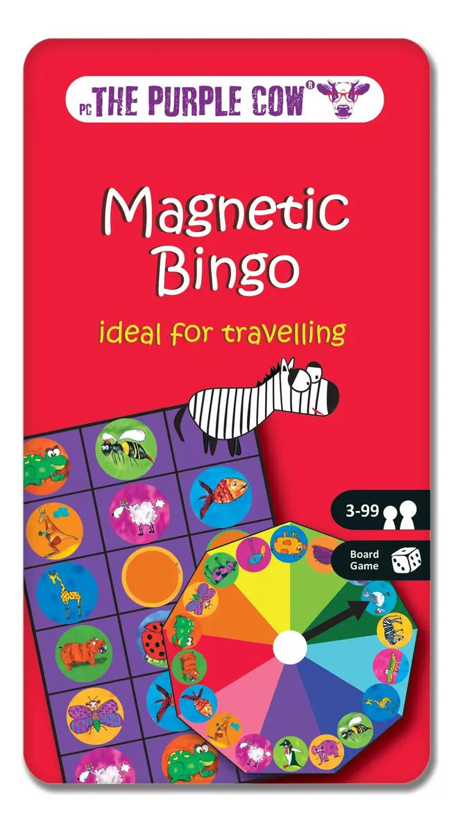 Juego Magnético Educativo Bingo Animal Viaje Para Niños