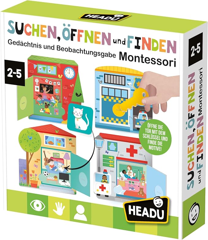 Juego Educativo de Memoria Montessori Para Niños