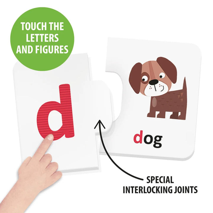 Juego Didáctico Tarjetas Táctiles English ABC Para Niños