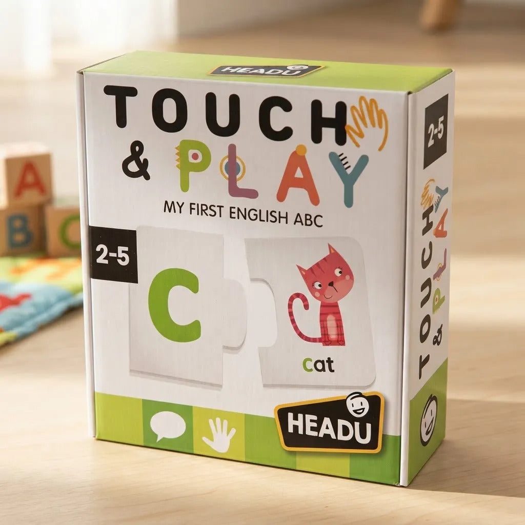 Juego Didáctico Tarjetas Táctiles English ABC Para Niños