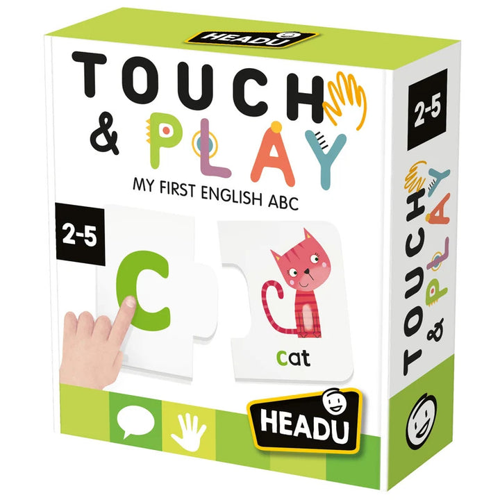 Juego Didáctico Tarjetas Táctiles English ABC Para Niños