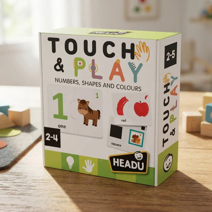 Juego Didáctico Pluzzle táctiles Formas y Colores Para Niños