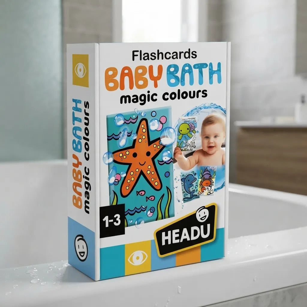 Juego Didáctico Flashcards Baby Para El Baño Para Bebés