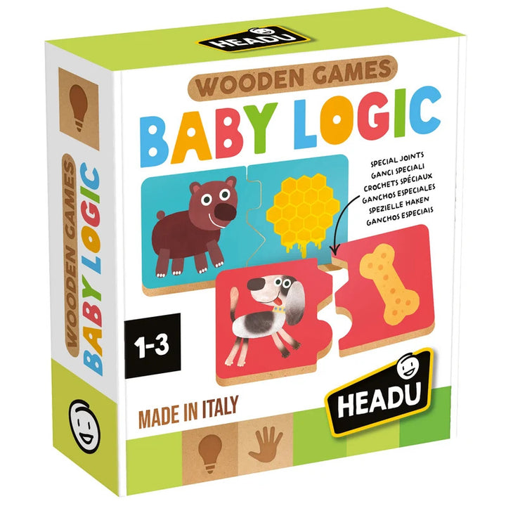 Juego Educativo Lógico 12 Piezas Madera Para Niños