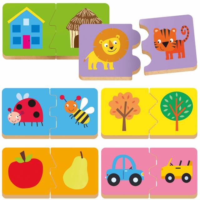 Juego Educativo Lógica Matemática Madera Para Niños