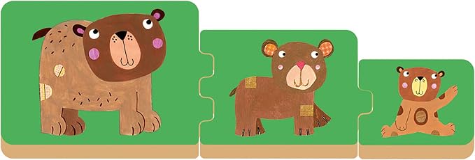 Juego Educativo de Madera 15 Piezas Tamaños Para Niños