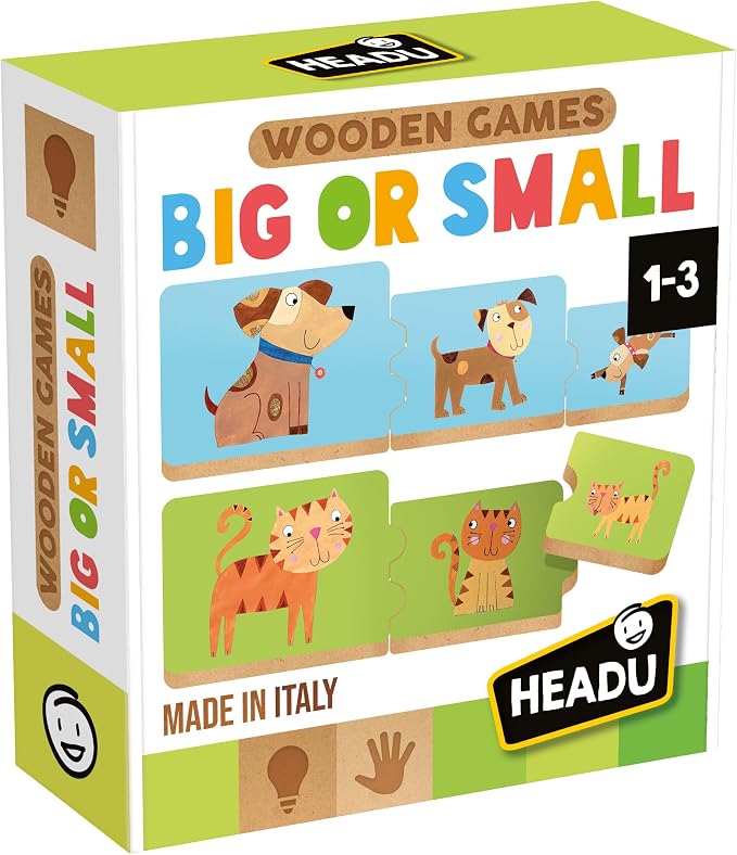 Juego Educativo de Madera 15 Piezas Tamaños Para Niños