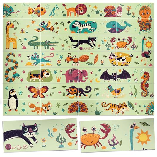 Rompecabezas Didáctico Memoria Animales Para Niños