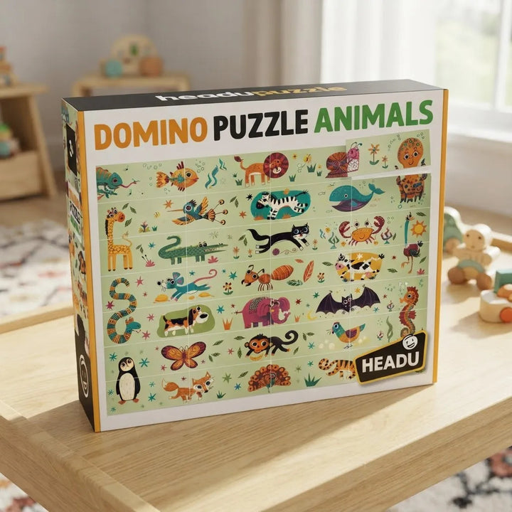 Rompecabezas Didáctico Memoria Animales Para Niños