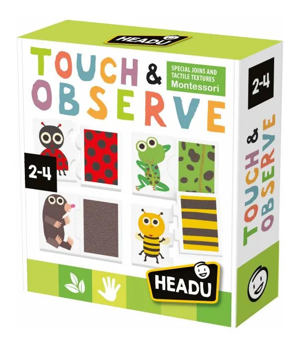 Juego Didáctico Montessori Doble Cara Táctiles Animales Para Niños
