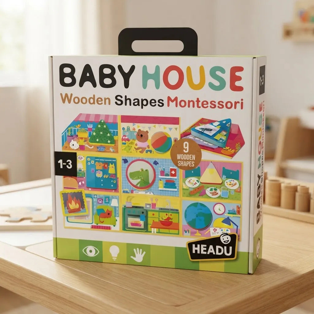 Juego Educativo Montessori Formas de Madera Para Niños