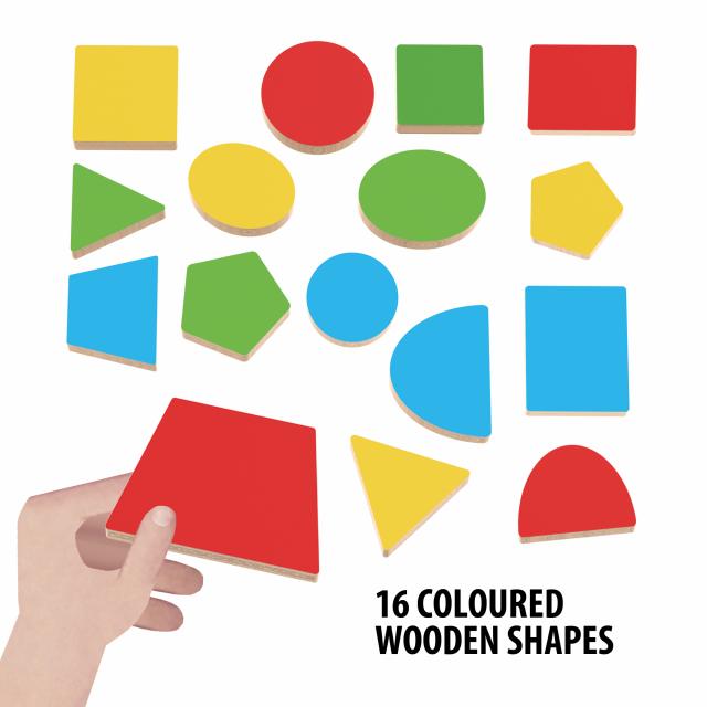 Juego Clasificador de Formas Montessori de Madera Para Niños