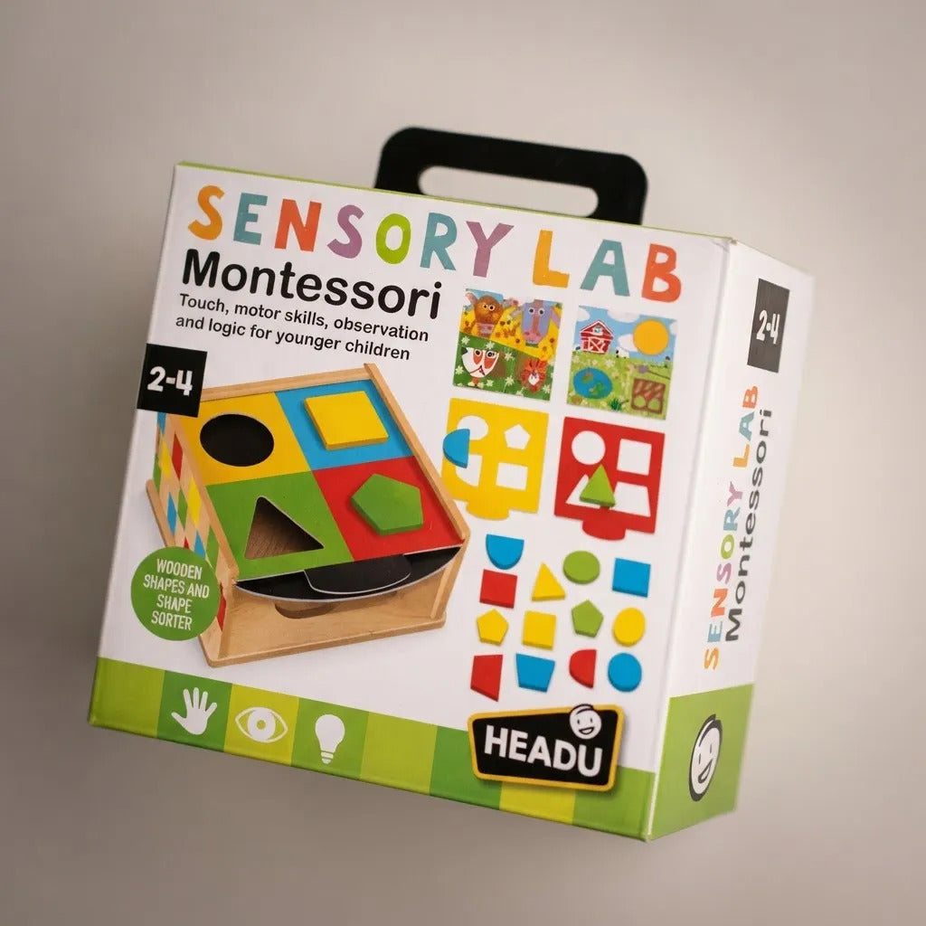 Juego Clasificador de Formas Montessori de Madera Para Niños