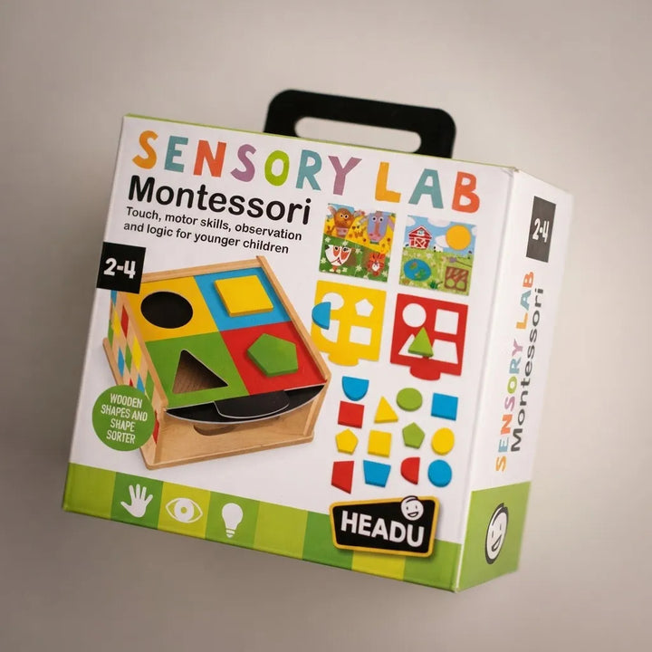 Juego Clasificador de Formas Montessori de Madera Para Niños