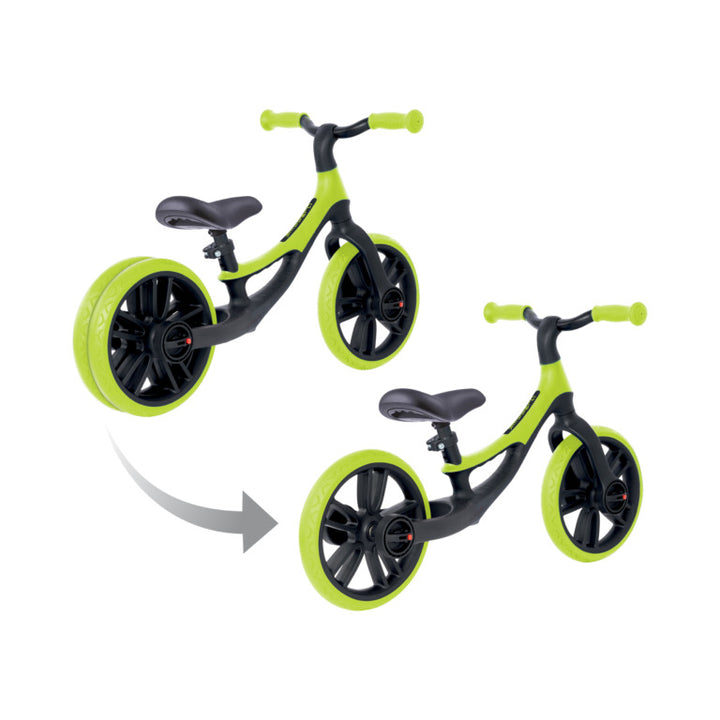 Bicicleta de Equilibrio con Ruedas Verde Lima Globber Para Niños