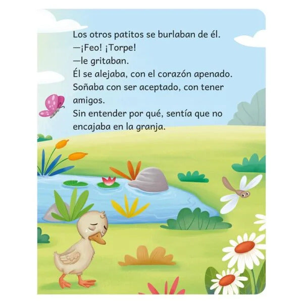 Libro Cuento Clásico Ilustrado El Patito Feo Lexus Para Niños