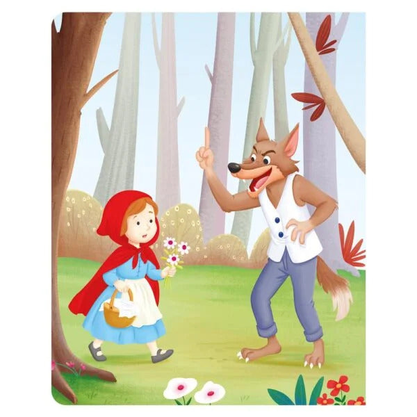 Libro Cuento Clásico Ilustrado Caperucita Roja Lexus Para Niños