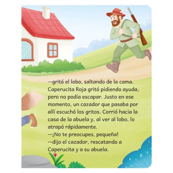 Libro Cuento Clásico Ilustrado Caperucita Roja Lexus Para Niños