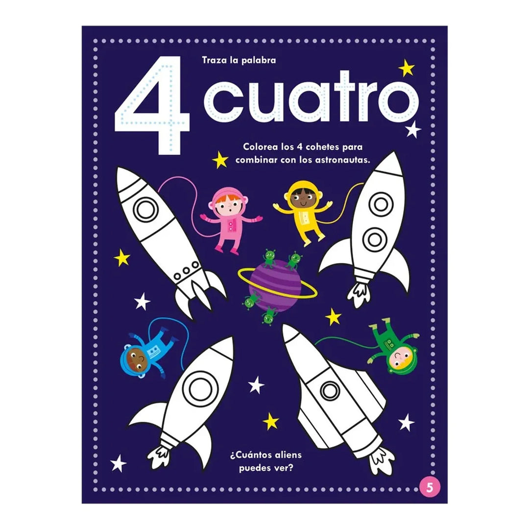 Libro De Actividades 1 2 3 con Stickers Lexus Para Niños